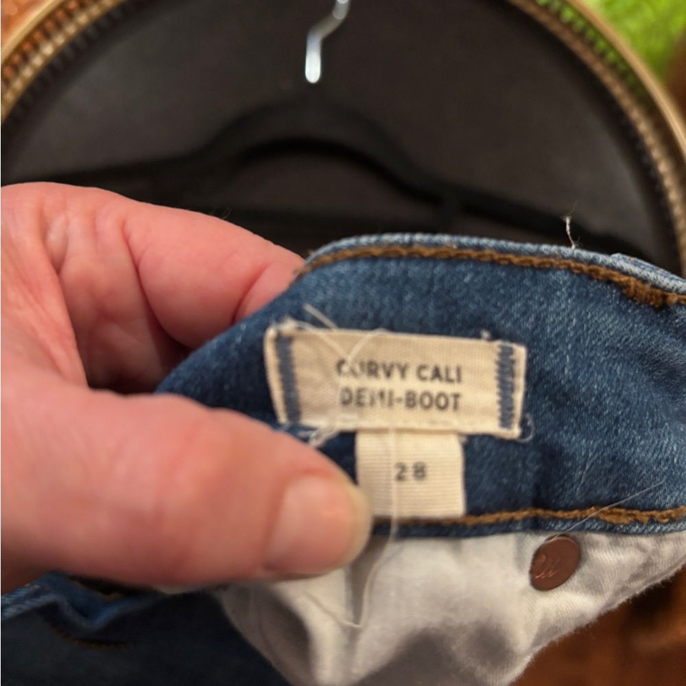 Madewell Blue Flare Jeans - Picture 2 of 3